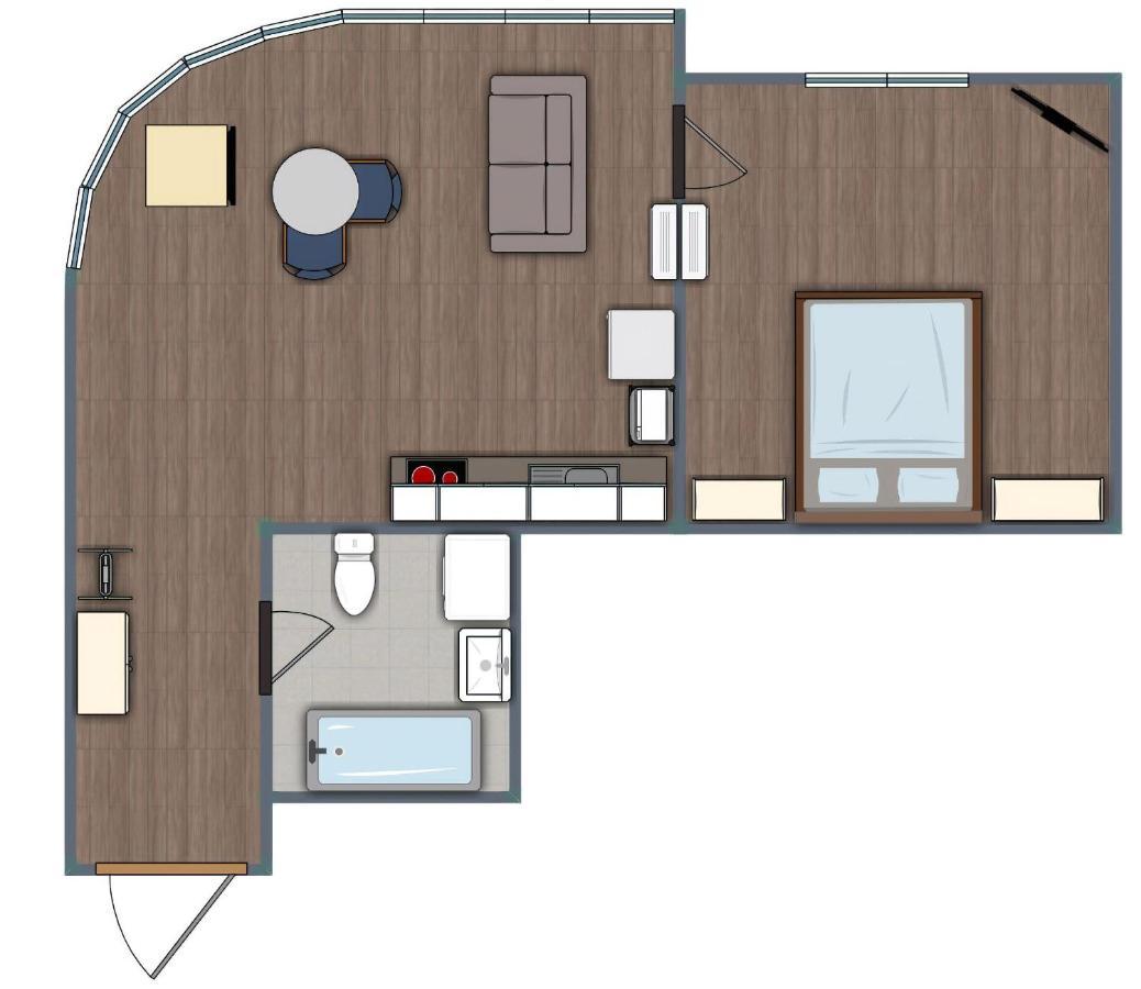 Gagarin Plaza Design Apartment Odessa Exterior foto